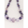 Amethyst and Crystal Necklace